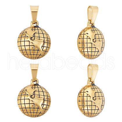 Unicraftale PVD Vacuum Plating 304 Stainless Steel Pendants STAS-UN0050-73-1