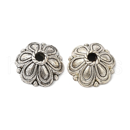 Mixed Style Tibetan Style Alloy Bead Caps TIBE-O006-26A-1