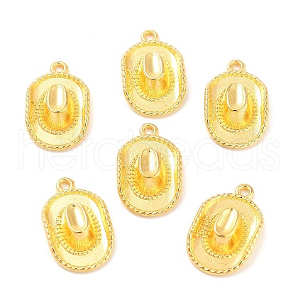 Tibetan Style Alloy Hat Pendants TIBEP-1023-G-FF-1