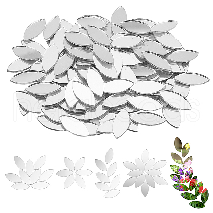 Olycraft 150Pcs Glass Cabochons DIY-OC0009-94-1