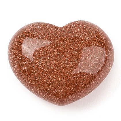 Mother's Day Gifts Synthetic Goldstone Love Heart Stone G-I367-03I-1