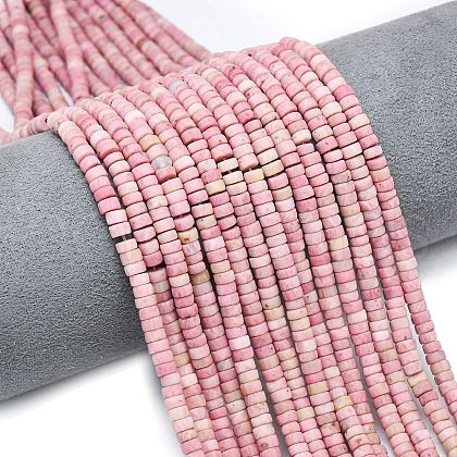 Natural Rhodonite Beads Strands G-P575-B08-4x2mm-1