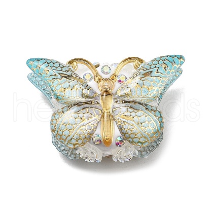 Polymer Clay Rhinestone Beads CLAY-NH0001-07E-1