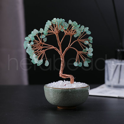 Natural Aventurine Sculpture Display Decorations PW-WGC5352-01-1