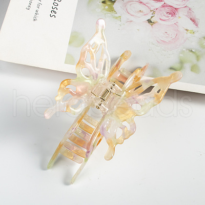 Butterfly PVC Claw Hair Clips WG34943-04-1