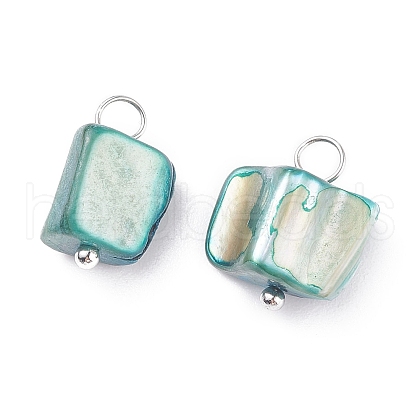 Dyed Freshwater Shell Pendant PALLOY-JF01352-A-1