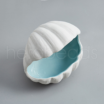 Shell Shape Ceramics Jewelry Plates WG73918-02-1