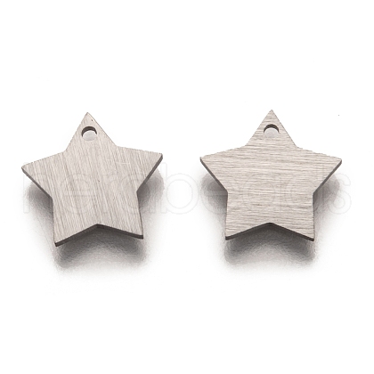 Tarnish Resistant 304 Stainless Steel Pendants STAS-O133-03A-P-1