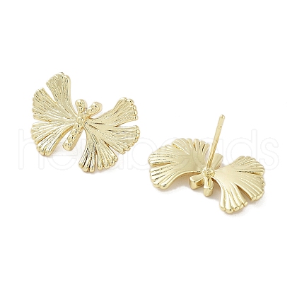 Rack Plating Brass Stud Earring EJEW-C081-24G-1