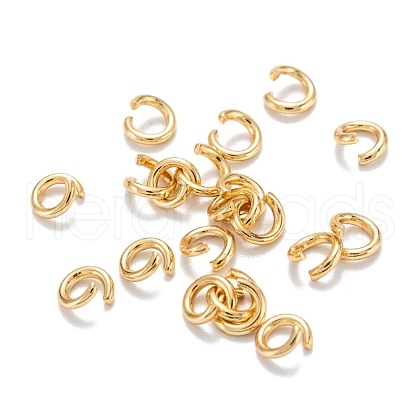 PVD Vacuum Plating 304 Stainless Steel Jump Rings STAS-F084-24G-01-1
