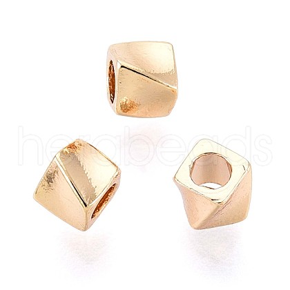 Brass Spacer Beads KK-T075-68G-1