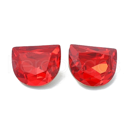 Faceted Glass Rhinestone Cabochons GGLA-C032-03-1