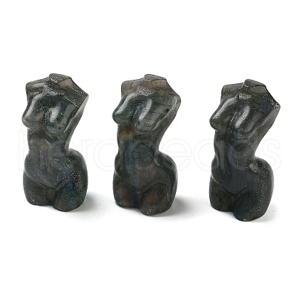 Natural Labradorite Carved Sexy Lady Model Figurines X-G-C152-13-1