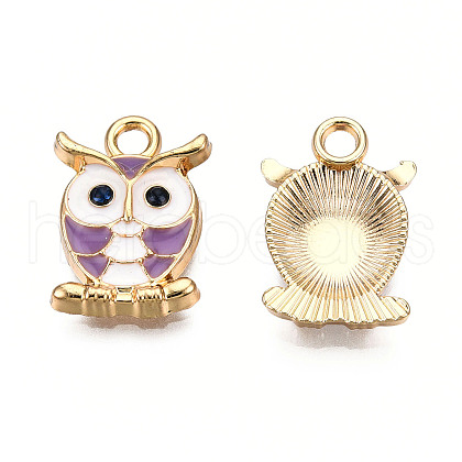 Alloy Enamel Pendants X-ENAM-S119-014D-1