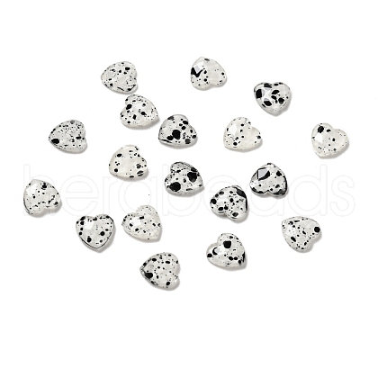 Spot Pattern Resin Cabochons MRMJ-G015-11-1