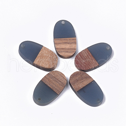 Resin & Walnut Wood Pendants RESI-S358-17D-1