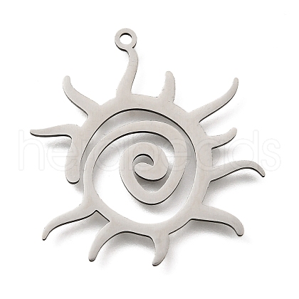 304 Stainless Steel Pendants STAS-S176-01P-1