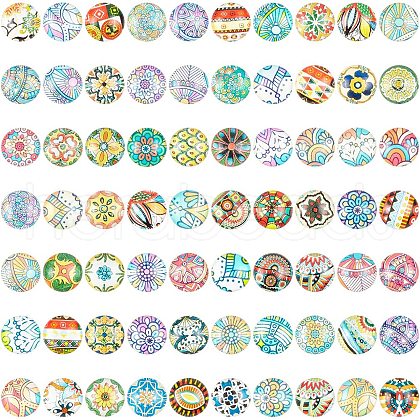 ARRICRAFT Flatback Glass Cabochons for DIY Projects GGLA-AR0001-01G-1