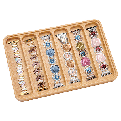 Wooden Watch Display Storage Box CON-WH0107-23B-1