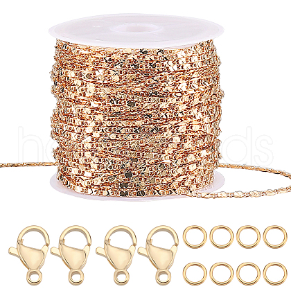 Beebeecraft DIY Chain Bracelet Necklace Making Kit CHC-BBC0001-03-1