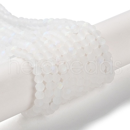 Transparent Glass Beads Strands X-EGLA-A044-T8mm-MB19-1
