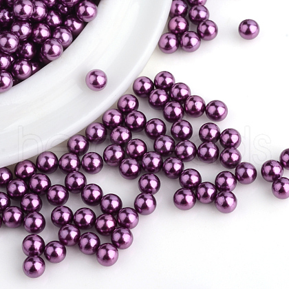 Imitation Pearl Acrylic Beads OACR-S011-6mm-Z47-1