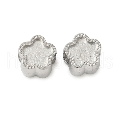 304 Stainless Steel European Beads STAS-D307-04C-P-1