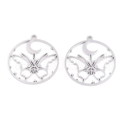 304 Stainless Steel Pendants STAS-N108-41P-1