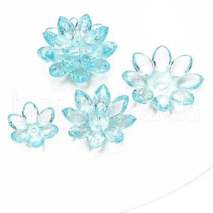 Acrylic Bead Caps PW-WG6DF23-01-1