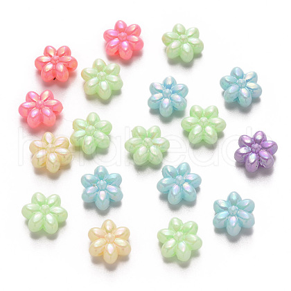 Opaque Acrylic Beads SACR-R250-16-1