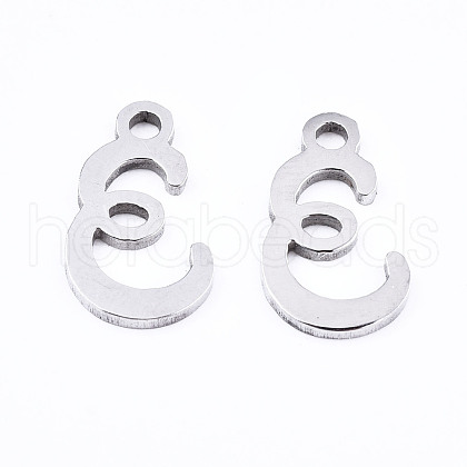 201 Stainless Steel Charms STAS-T044-217P-E-1