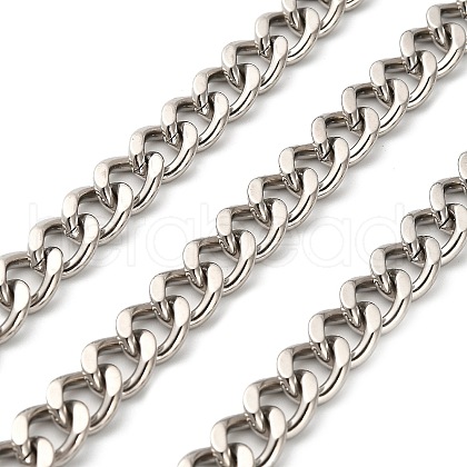 304 Stainless Steel Curb Chains CHS-A016-20P-A-1