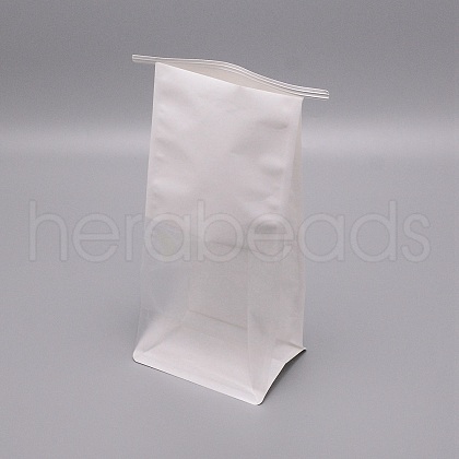 Kraft Paper Zip Lock Bags CARB-WH0016-01-1