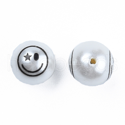 ABS Plastic Imitation Pearl Beads KY-N015-147-1