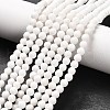 Natural Mashan Jade Round Beads Strands X-G-D263-4mm-XS01-1