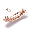 Alloy Hair Barrettes PHAR-D012-04RG-3