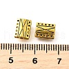 Tibetan Style Alloy Beads TIBE-L008-09AG-3