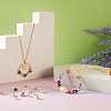 Craftdady 910Pcs 13 Colors Rainbow ABS Plastic Imitation Pearl Beads OACR-CD0001-10-8