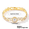 Minimalist Brass Rhinestone Chain Bracelets for Women OD4455-2-1