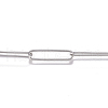 Tarnish Resistant 3.28 Feet 304 Stainless Steel Chains X-CHS-G017-09P-1
