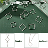 Unicraftale 40Pcs 2 Style 304 Stainless Steel Linking Rings STAS-UN0045-69-5