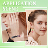 SUNNYCLUE 58Pcs 10 Styles Printed Round Silicone Focal Beads SIL-SC0002-06-5