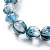 Transparent Glass Beads Strands GLAA-F114-02B-14-3