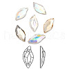 K9 Glass Rhinestone Cabochons RGLA-N002-08A-1