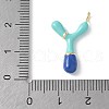 Brass Enamel Pendants KK-E093-03G-Y-01-3