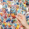 50Pcs Cartoon Birds Paper Sticker STIC-C012-06-3
