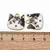 Alloy Enamel Pendants ENAM-V002-04G-02-3