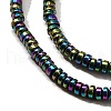 Electroplated Synthetic Non-magnetic Hematite Beads Strands G-L613-G01-01A-2
