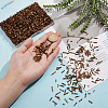 GOMAKERER 2000Pcs 4 Styles Glass Twisted Bugle Beads SEED-GO0001-09B-3