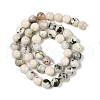 Natural Rainbow Moonstone Beads Strands G-H093-B01-8MM-5